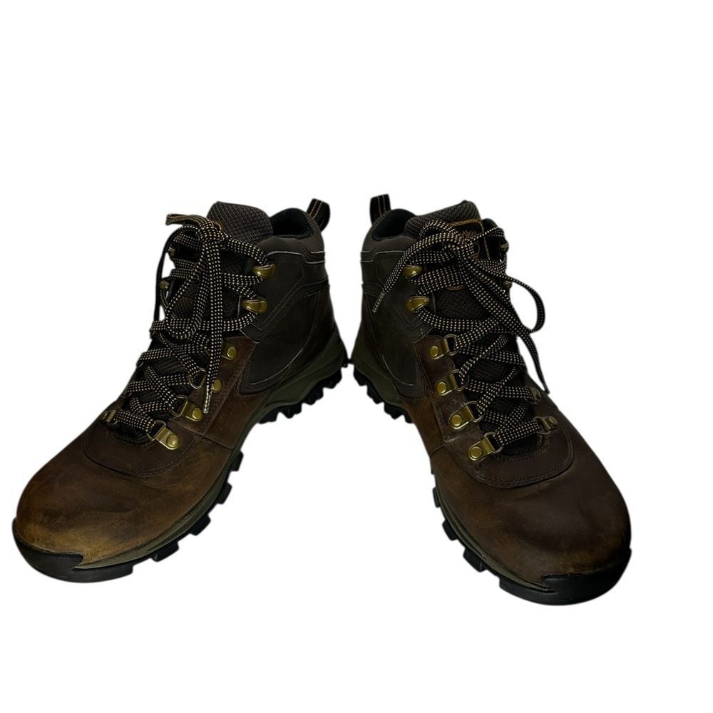 Timberland Madden Waterproof Mid Hiking Boots Men’s US 9 Brown Leather - Picture 5 of 9